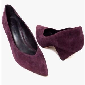 Rebecca Minkoff NEW Zuria eggplant suede heels